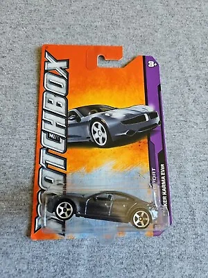 2012 Matchbox FISKER KARMA EVER Dark Gray 7/120 GREAT CARD Airport  • $5