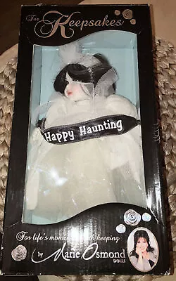 Marie Osmond Halloween Dolls Goth  Happy Haunting  • $20.99