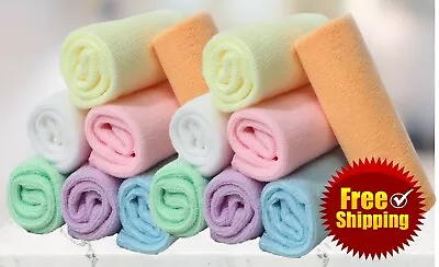 Microfiber Cleaning Cloth Towel Rag Car Polishing Auto Detailing Multi Color • $39.99