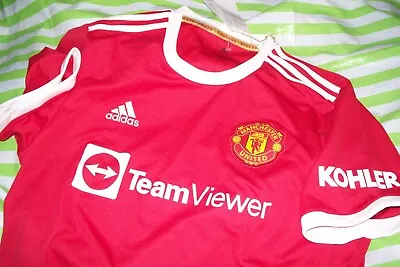 New Adidas Manchester United Team Viewer Soccer Football Jersey Mens Xl • $16.95