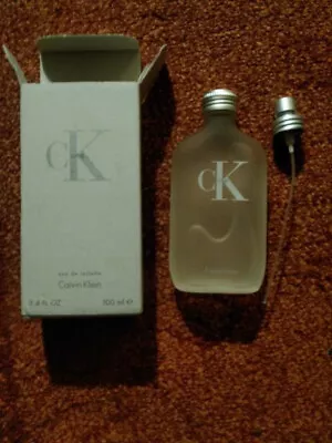 CK One By Calvin Klein 3.4 Oz / 100 Ml Eau De Toilette Spray New W/Box • $24