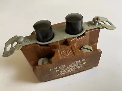 Vintage Cutler-Hammer 10250H2543A Push Button Line Switch/Element 600V 1947 5079 • $29.96