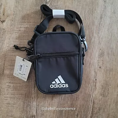 Adidas Unisex Festival Crossbody Bag-Black/White-Adjustable One Size (Brand New) • $25.99