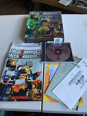 MechWarrior 3 (PC 1999) WIN95/98 CD-ROM Big Box MicroProse • $39.99