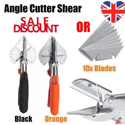 Multi Angle Cutter Mitre Shears Gasket Cutter Trim Bead Snips Steel Blade Tool • £13.99