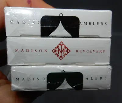 Gamblers Dealers Revolvers MADISON Ellusionist Playing Card Deck NEW/SEALED • $35