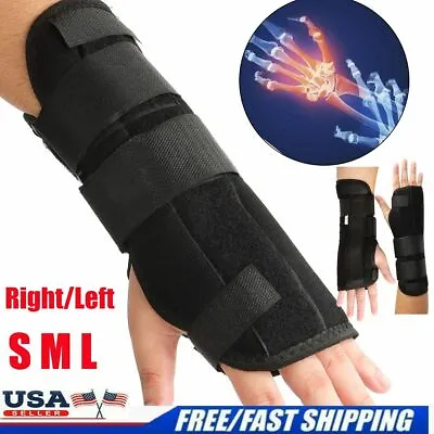 Wrist Hand Brace Support Carpal Tunnel Sprain Arthritis Gym Splint Right / Left • $8.45