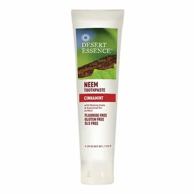 £37.90 • Buy Neem Toothpaste Cinnamint 6.25 Oz By Desert Essence