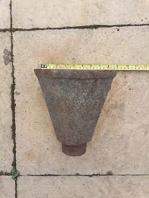 Vintage Cast Iron Rain Hopper Garden Wall Planter Pot Drain Down Pipe • £30