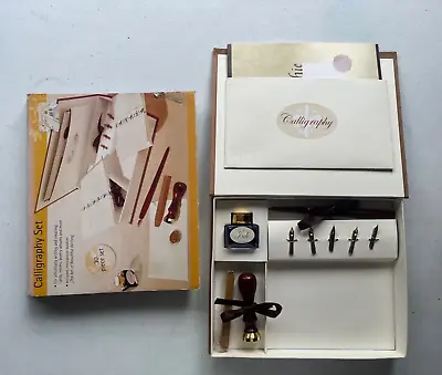 Calligraphy Fountain Pen And Stamp Set • £5