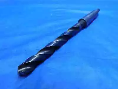 National 1/2 O.d. Hss Twist Drill Bit Morse Taper #2 Shank 4'' Loc .5 Mt2 Usa • $39.99