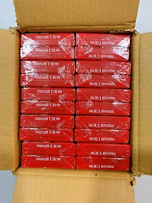 Maxell UR-90 Blank Audio Cassettes (10 Pack) 90 Min Normal Bias - Factory Sealed • $23