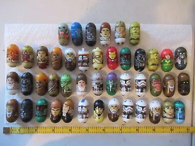 Star Wars & Marvel Super Heroes Mighty Beanz Lot Of 45 • $38.15