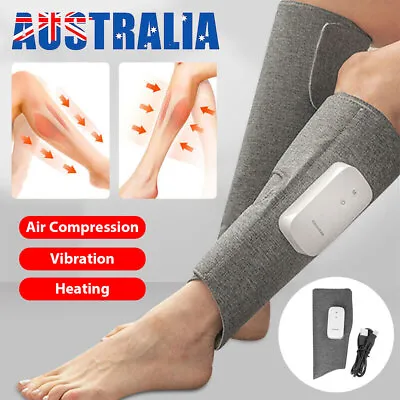 Leg Massager Heated Air Compression Foot Massage For Circulation Muscles Relax • $41.69