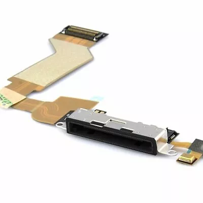 £4.99 • Buy New IPhone 4S Black Charging Port Dock Connector Flex Cable Replacement With Mic