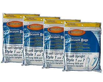 12 Bissell Style Micro Lined 1  7 #30861 And Samsung Vacuum Bags PowerForce... • $13.99