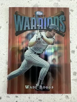 1997 Topps Finest Bronze Refractor #62 Wade Boggs • $10