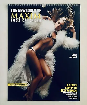 NEW GIRLS OF MAXIM 2002 Giant 13x18 Wall Calendar SOFIA VERGARA Unused NM • $23.95