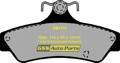 $45.75 • Buy Rear General Purpose Brake Pads DB1779GP DB1779  Suits Mitsubishi 380 1/05 - 1/1