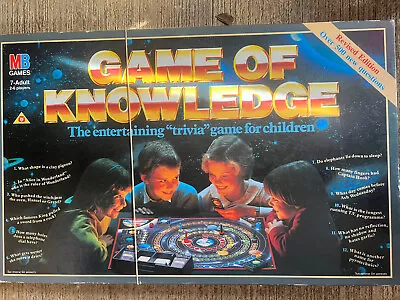Game Of Knowledge - MB Games - Vintage Board Game - 100% Complete • £12