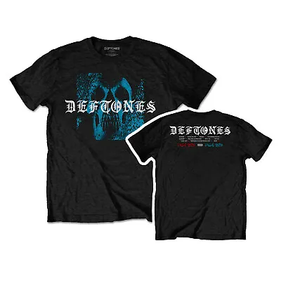 Deftones T-Shirt Static Skull Band Official New Black • £15.95