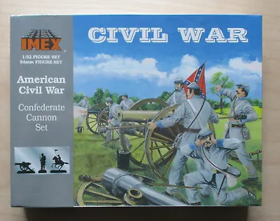 1/32 American History Imex 780 Civil War Confederate Cannon Set Miniature Figure • $8.85