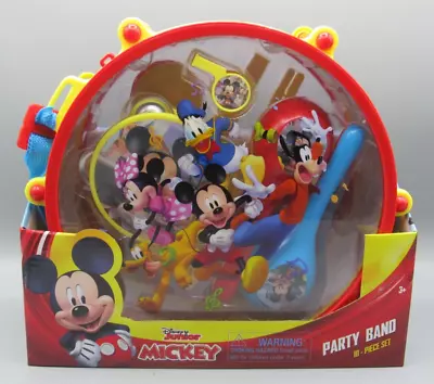 Disney Junior Mickey Mouse Party Band Drum 10 Piece Set Musical Instruments New • $14.99