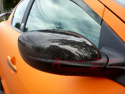3d Glossy Real Carbon Fiber Side Mirror Cover 04-11 Rx-8 Rx8 R3 Mazdaspeed Jdm • $87.99