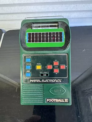 Electronic Football 2 Mattel Vintage 1978 Game Used Hong Kong Tested And Works! • $40