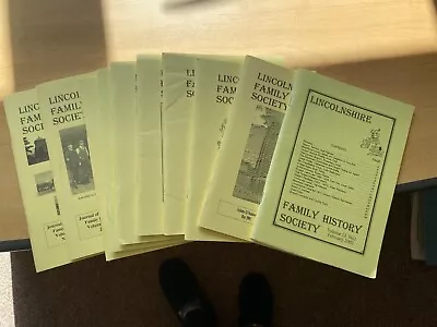 Lincolnshire Family History Society Magazine - 10 Editions.  Like New • £9.99