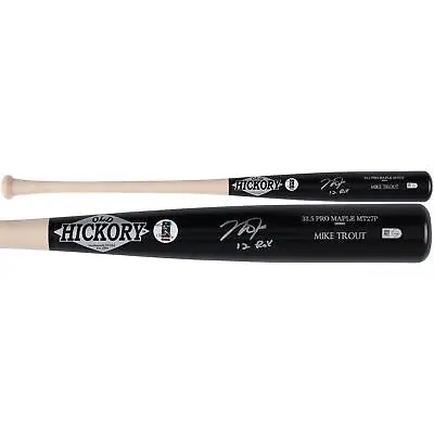 Mike Trout Los Angeles Angels Signed Old Hickory Game Model Bat W/12 AL ROY Insc • $1699.99