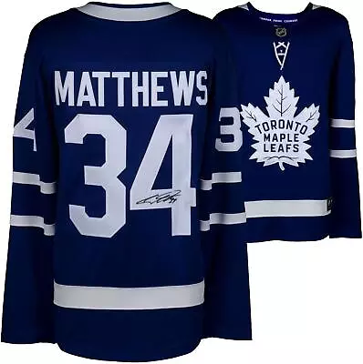 Auston Matthews Maple Leafs Autographed Fanatics Breakaway Jersey - Fanatics • $449.99
