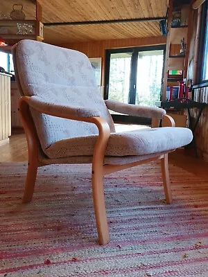 Chair Vintage Relaxing Chair 60er Retro Easy Chair Danish 70er Farstrup 33b • $429.11
