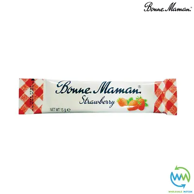 £0.99 • Buy Bonne Maman STRAWBERRY JAM 15g Portion SACHET Single Individual SPREAD Stick