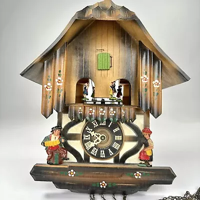 E.schmeckenbecher Dancing Couples Cuckoo Clock Germany Musical Parts Repair • $102.69