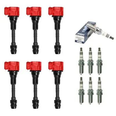 Set Of 4 Ignition Coil & NGK Spark Plug For I35 Qx4/ Altima Maxima NV2500 V6 • $159.99