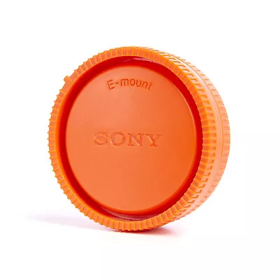 Orange Color Camera Body Cap & Rear Lens Cap For SONY E-mount FE Mount • $1.50