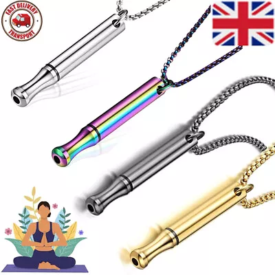 Stress Relief Necklaces Breathlace Quit Smoking Anti Vaping Breathing Necklace • £5.24