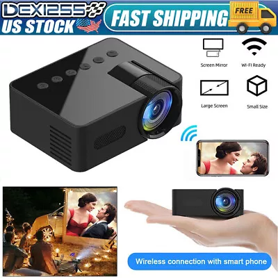 1080P HD Movie Projector Portable Phone Projector Home Theater Mini Projector • $31.59