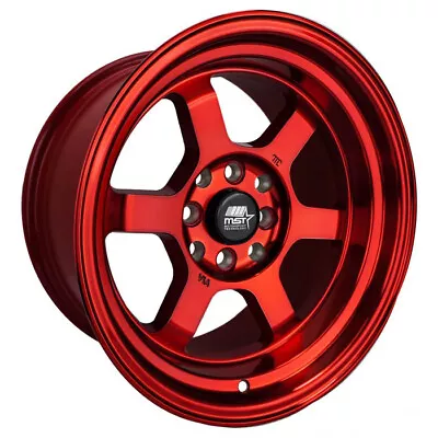 MST Time Attack 17x9 5x114.3 20 Ruby Red Wheels(4) 73.1 17  Inch Rims • $740.70