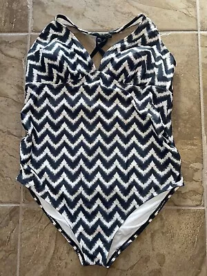 Liz Lange Maternity Swim One-piece Bathing Suit Womens Size Xl • $7.64