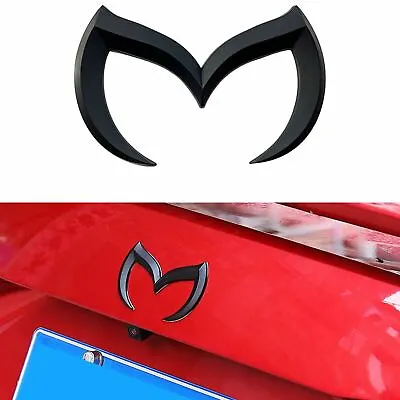 Black Evil M Car Rear Trunk Logo Emblem Badge For Mazda 3 6 CX-5 MX-5 Miata • $9.99