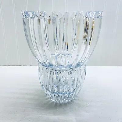 MIKASA CRYSTAL VASE 9” Ice Palace Large • $59