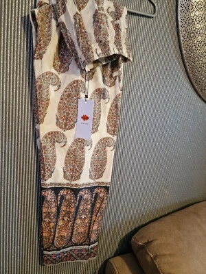 £0.99 • Buy Pakistani Designerkhaadi Trousers Size Medium Like Almirah J. Maria B Asim Jofa.