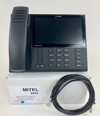 Mitel MiVoice 6940 Gigabit IP Phone 50006770 - With Wirelss Handset Refurbished • $178.88