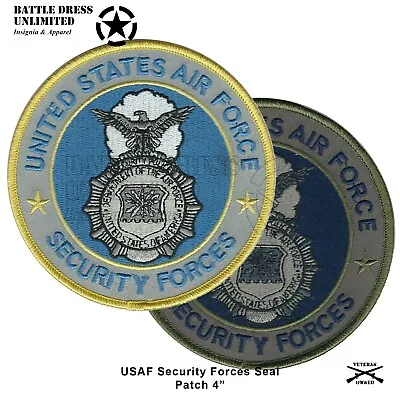 U.S. Air Force Security Forces Seal Patch (SF SecFor MP Military Police AP) • $8