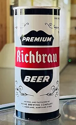 Richbrau 16 Oz Premium Beer Home Brewing Co. Cumberland MD Maryland Pull Tab Can • $29.99