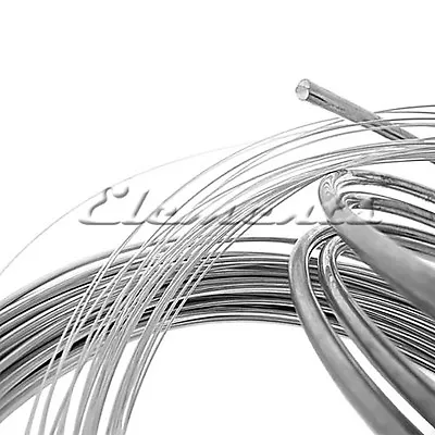 £2.99 • Buy Fine Pure 999 Silver Soft Round Wire 0.2mm 0.3mm 0.4mm 0.5mm 1mm 1.5mm