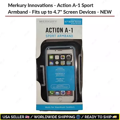 Merkury Innovations - Action A-1 Sport Armband - Fits Up To 4.7  Screen Devices • $6.75