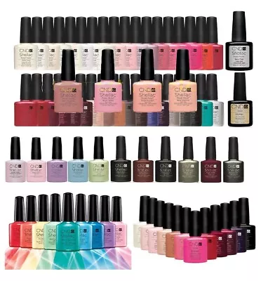 £15.75 • Buy 🔥 CND Shellac Nail Gel Polish UV Top, Duraforce, No Wipe Top, Base, Colours 🔥